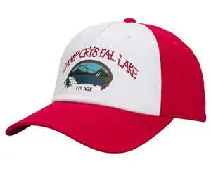 Friday The 13th Mens' Camp Crystal Lake Adult Soft Hat with Adjustable Strap
