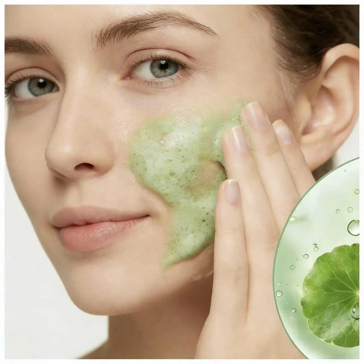 36pcs Centella foam facial mask can remove black and control oil, deeply clean facial dirt,keeping skin hydrated and calm nail hipper