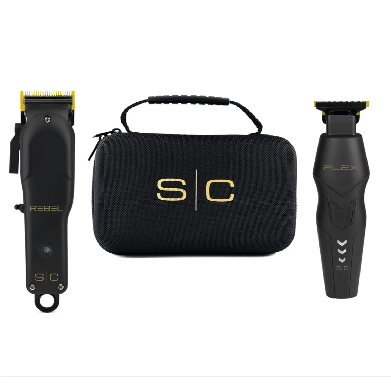 StyleCraft Super Set - Rebel Cordless Hair Clipper & Flex Cordless Hair Trimmer Set with Hair Trimmer and Hair Clipper Super-Torque Rotary Motor
