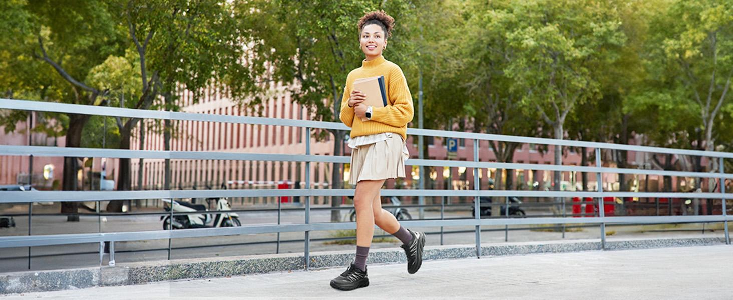 NORTIV 8 [ActiveSwift] Women's Walking Shoes Running Comfortable Tennis Breathable Non Slip Athletic Gym Workout Cross Training Sneakers Morning Jogging Reflection Padded Insole Commuting