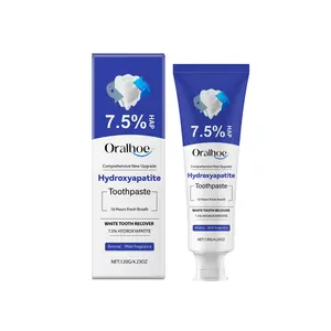 7.5% Nano Hydroxyapatite Toothpaste For Enamelrepair & Natural Whitening, Fluoride Free, Gentlemint, Fresh Breath, Pemutih Gigi, Daily Use For Oralhealth