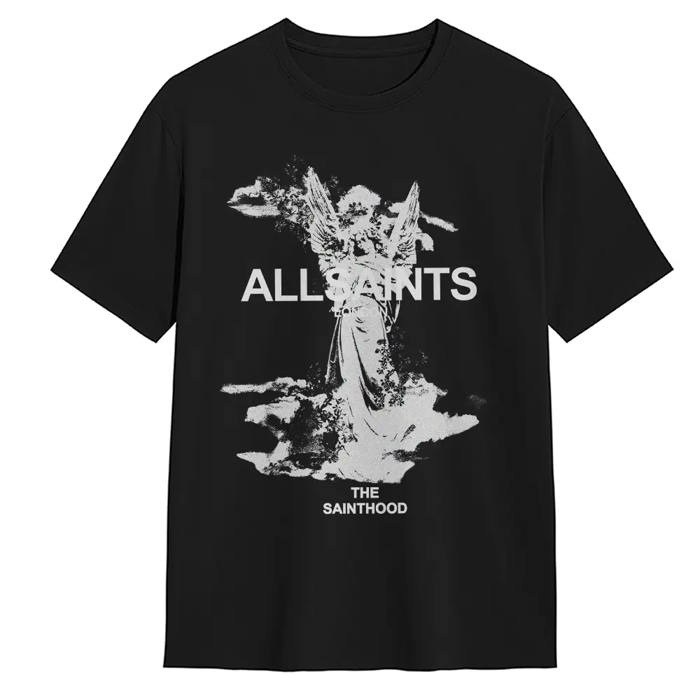 Gothic Angel Graphic Tee, Casual Unisex Dailywear T-Shirt, Gift for Men Women