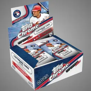 *ONE PACK*   2025 Topps Chrome MLB Update Series Jumbo Hobby Box PACK  - 3+ Autos Per BOX - 11 Cards Per Pack - Home of the Rookie Debut Patch Auto