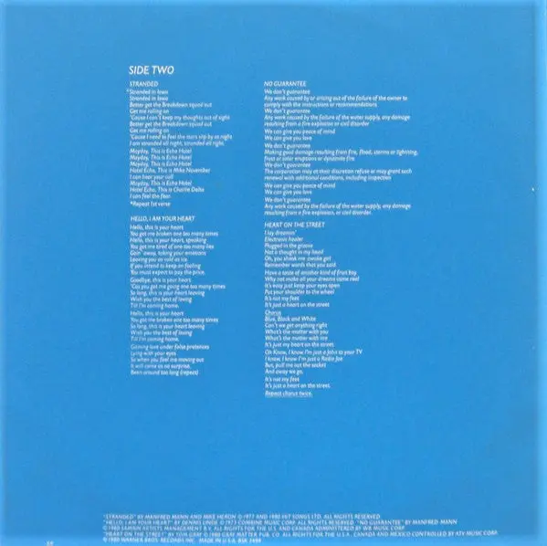 Manfred Mann's Earth Band - Chance (Very Good Plus (VG+))