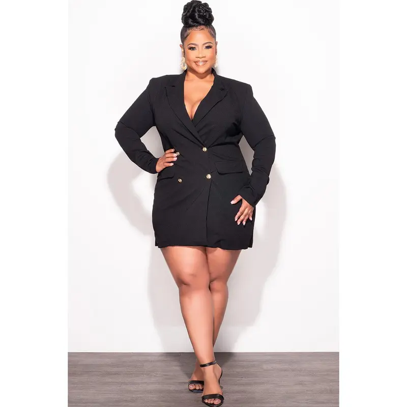 green emerald velvet dress Posh Blazer Dress – transcend main image 0