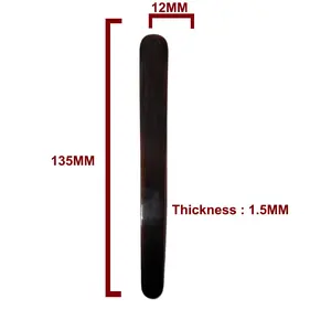 Zaza - Cow Horn 135mm Dark - Oud Risha / Reeshe / Plectrum / Pick (One Plectrum)