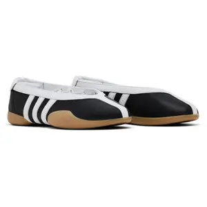 Adidas Taekwondo Mei Ballet Black White JR7031 Women's Fashion Shoes New
