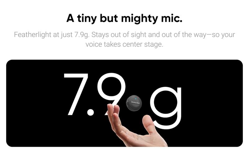 Insta360 Mic Air Transmitter 7.9g Ultralight Wireless Microphone Noise Cancelling for Vlog & Streaming Compatible with X5 X4 Ace Pro 2