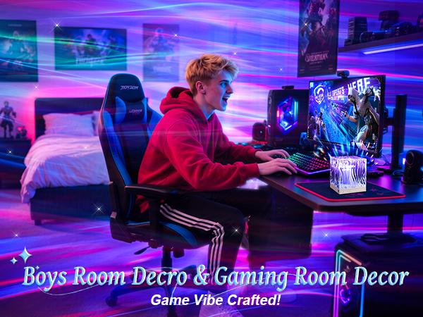 OneFire Flower Lamp Ambient Lighting for Bedroom Cool Things Water Ripple Lamp Dimmable+Remote+Timer Space Projector Gifts for Her Pink Roses Romantic Room Decor Couple Time Night Light