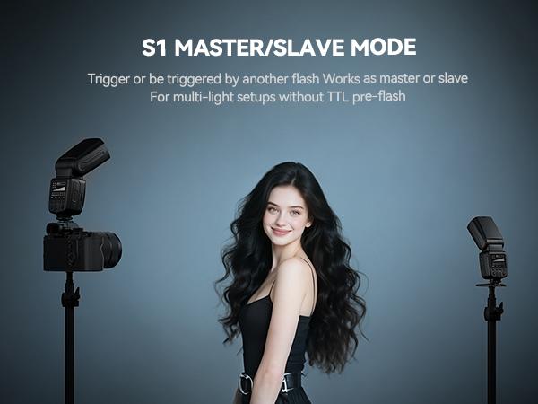 PHOTOOLEX FK300 Camera Flash Speedlite for Photography, GN33 Universal DSLR Flash with 270° Swivel & 90° Tilt Head, 8 Power Levels, 0.1–5s Recycle, M/S1/S2 Optical Slave, Portable Flash for Canon Nikon Sony Fujifilm Olympus Cameras