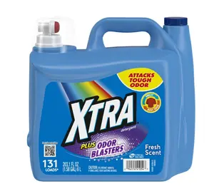 XTRA Laundry Detergent Liquid Plus Odor Blasters, 131 Loads, 203.1 Fl Oz