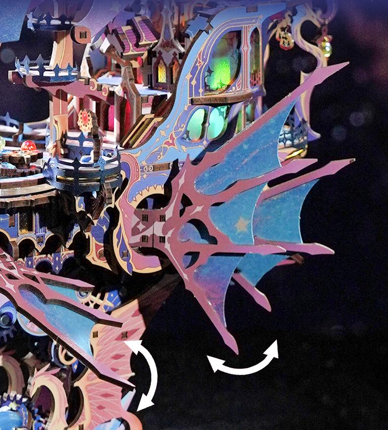 Tonecheer DIY 3D Transmission Model Building Block Puzzle Kit, Magical Galaxy Craft, Fun & Unique Toy, Toys for Grown-Ups, Valentine's Day Fun Gift for Enthusiasts, Toys For Grown Up