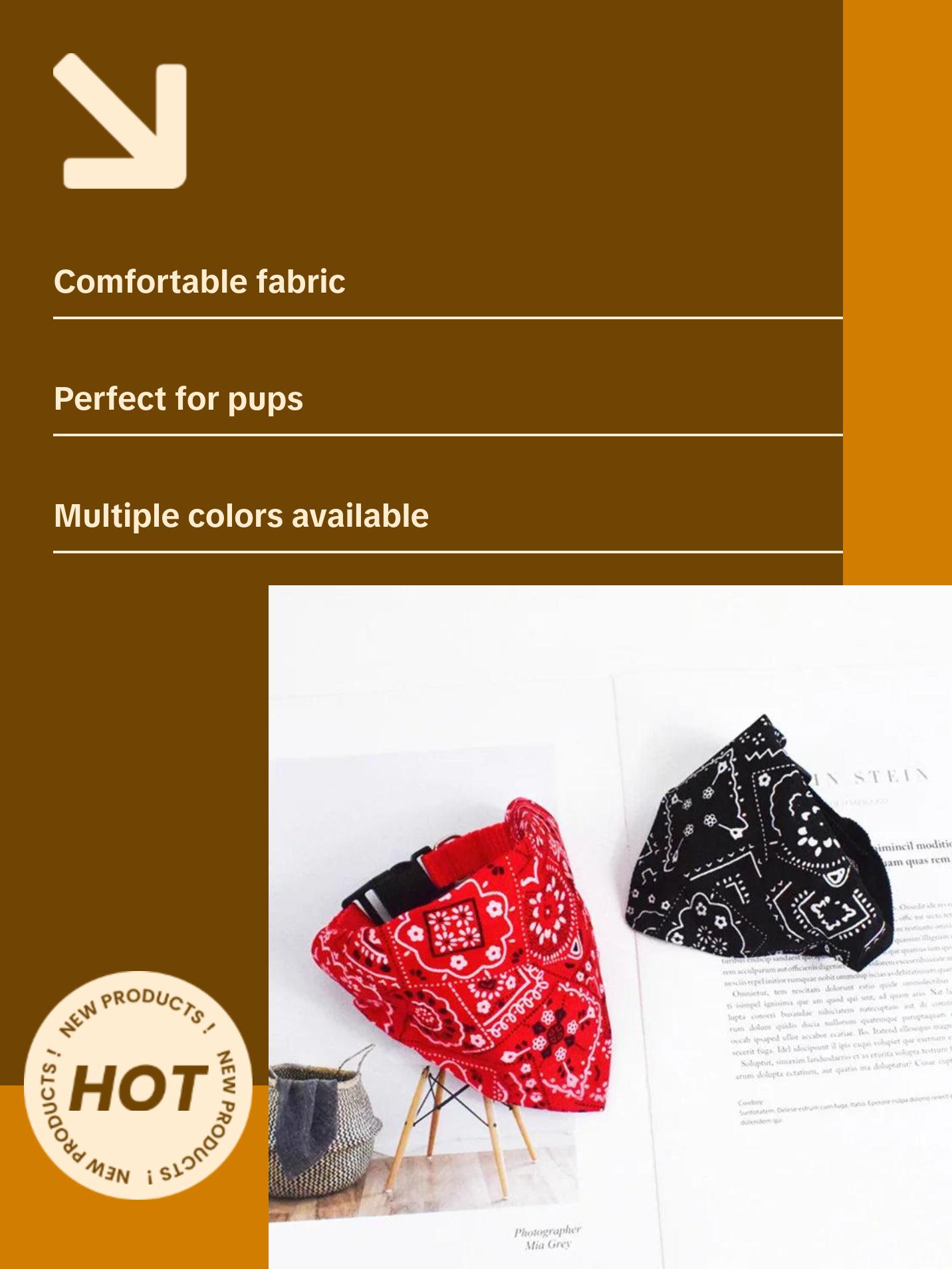 Collar Neck Bandana Scarf