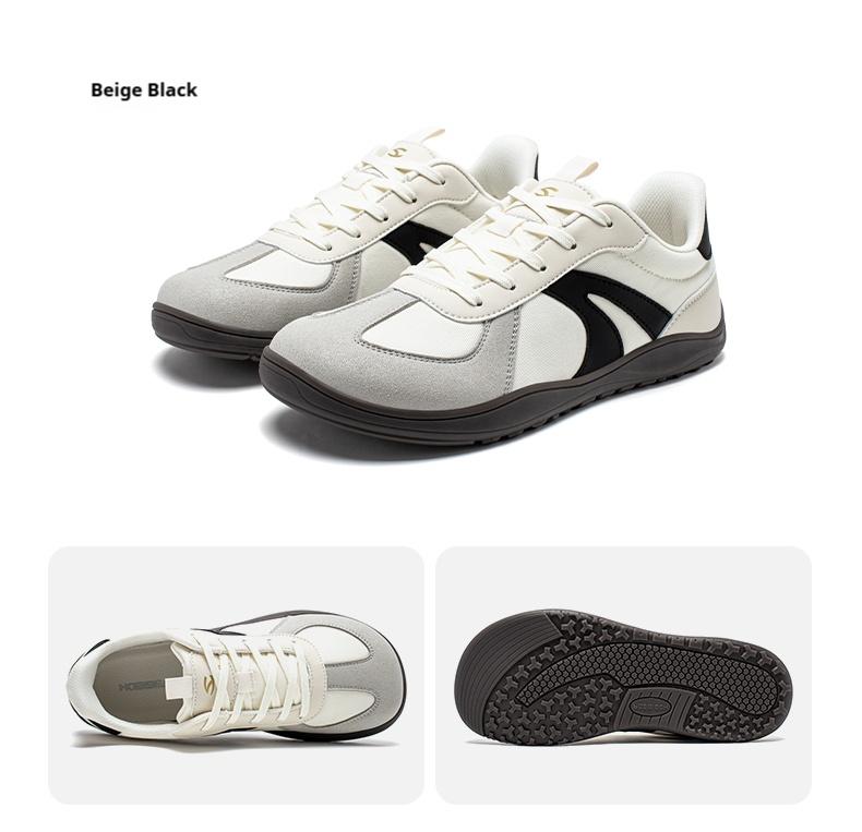 HOBIBEAR Barefoot Shoes Wide Casual Lace Up Retro Fashion Sneakers for Women Men
