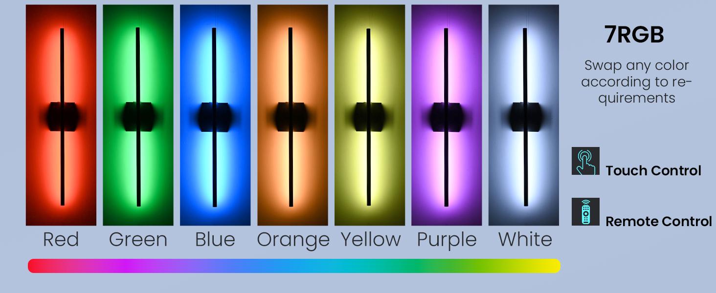 Battery Operated Wall Lights Set of Two, Non-Removable Battery, 10000mAH Rechargeable Wall Lamps with Remote Control, Dimmable RGB LED Wireless Wall Sconces for Bedroom, Living Room, Hallway, Dining Room, 360° Rotate 3CCT Battery Operated Wall Lights Set of Two, Non-Removable Battery, 10000mAH Rechargeable Wall Lamps with Remote Control, Dimmable RGB LED Wireless Wall Sconces for Bedroom, Living Room, Hallway, Dining Room, 360° Rotate 3CCT