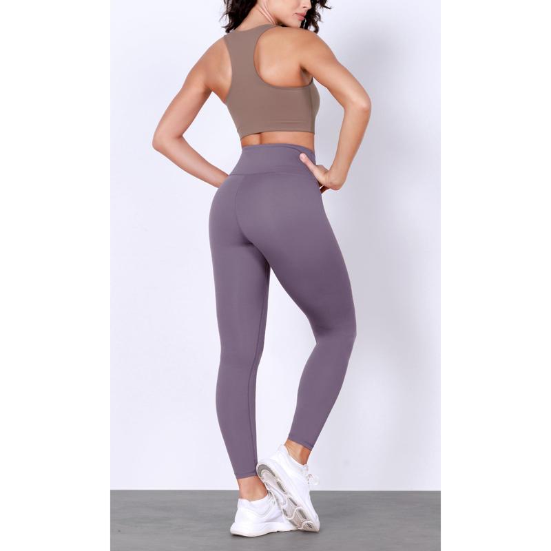 ODODOS Body-Hugging Workout Leggings with Back Pocket for Women, 25" /28" High Waist Yoga Pants