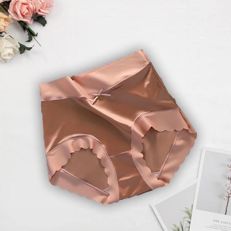 Women's Tummy Control Multi-Pack Underwear Autumn Winter Warm Seamless Invisible Pants Women's Autumn Clothing Halloween Costume Christmas Lingerie Set Basic Plain Period Panties underwear for women women's clothes calzon para mujer Fit Compression