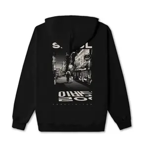 ONEWAY TO SEOUL HOODIE (BLACK)