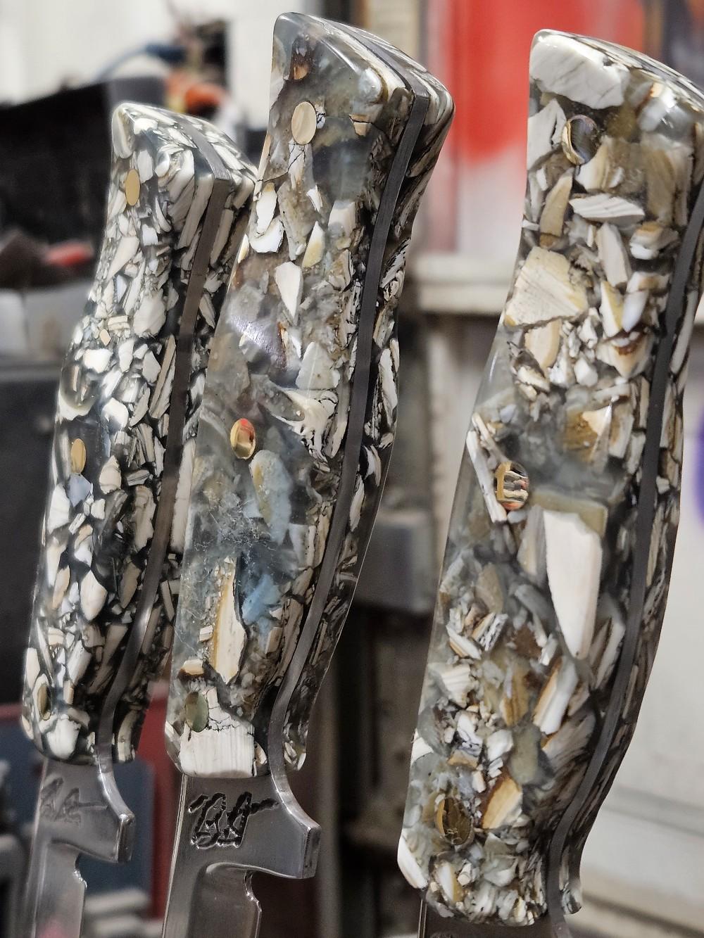 Signature Stone Harbor Fillet Knife - 8-inch Blade Edge & Atlantic Seashell Handle