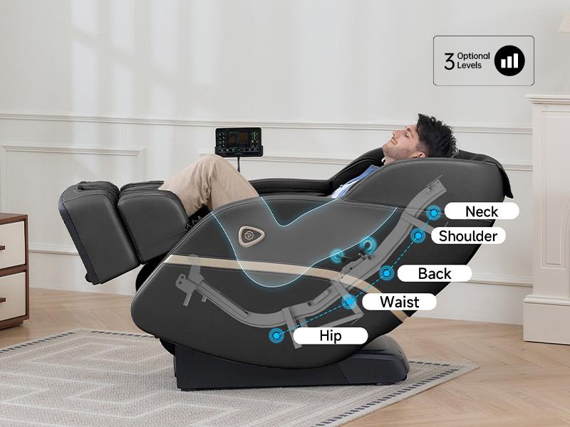 Real Relax massage chair Favor-22 full body zero gravity SL-Track shiatsu massage airbag with heating function Bluetooth comfort massage recliner