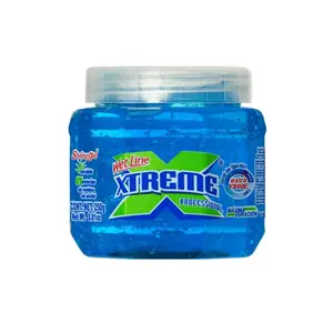 Wet Line Xtreme Pro Gel Blue Gel 8.8oz Haircare Aloe Vera Enriched Maximum Hold Styling Gel for All Hair Types Haircare