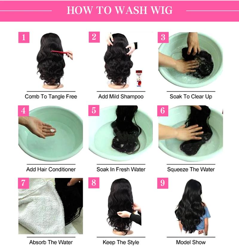 【Updated with Drawstring】Mamushow V Part Wigs With Invisible Strap Drawstring 100% Human Virgin Hair Body Wave Glueless Wig 180% Density Curly Wigs Natural Black