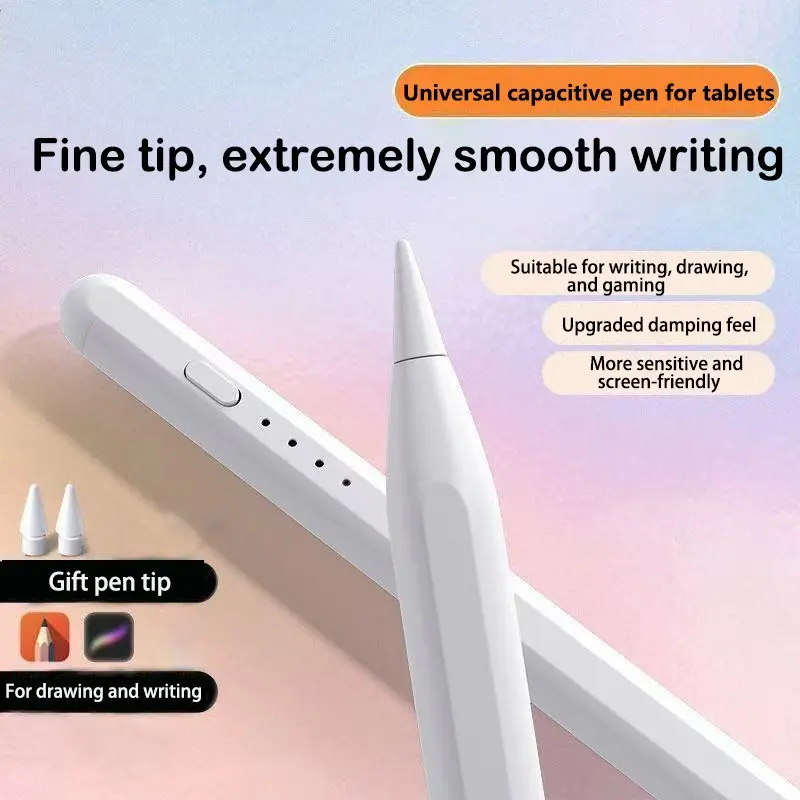 Universal Stylus Pen Compatible with iOS & Android Tablets and Phones, Multi-Colored Tips, Capacitive Touch Pen for Drawing & Writing, Stylus Pens for Touch Screens, Tablet Styluses