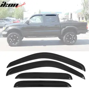 Visor Window Guard for Toyota Tacoma 2001-2004 Slim Style Smoke Acrylic
