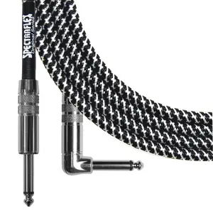 Original Series Braided Guitar Cable - Straight Plug-Right Angle plug