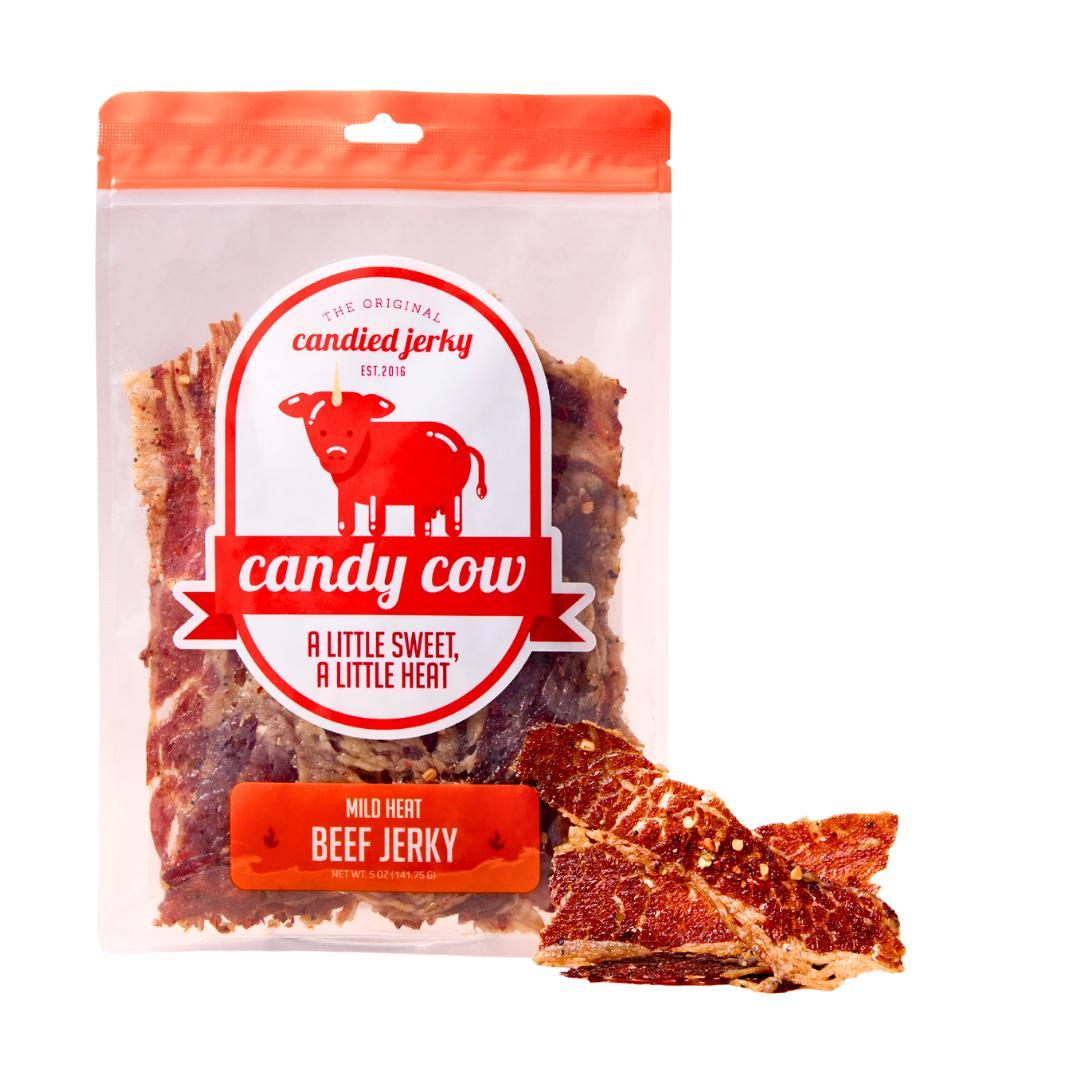 Candy Cow Variety Pack, 2oz x 7 Bags, Candied Beef Jerky Variety Pack ...