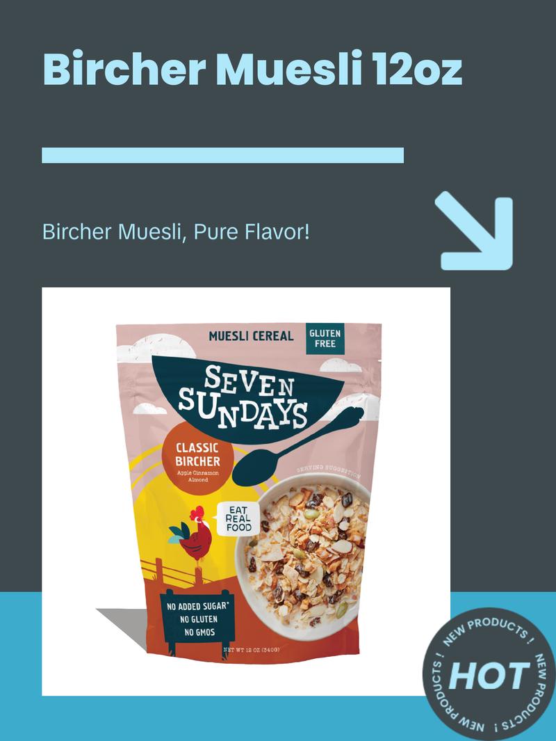 Classic Bircher Apple Cinnamon Muesli, 12oz