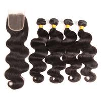 4 bundles with 5*5 lace closure