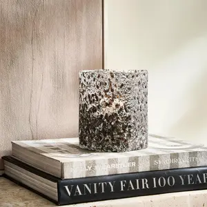 Z Gallerie Earthen Hurricane Candle Holder