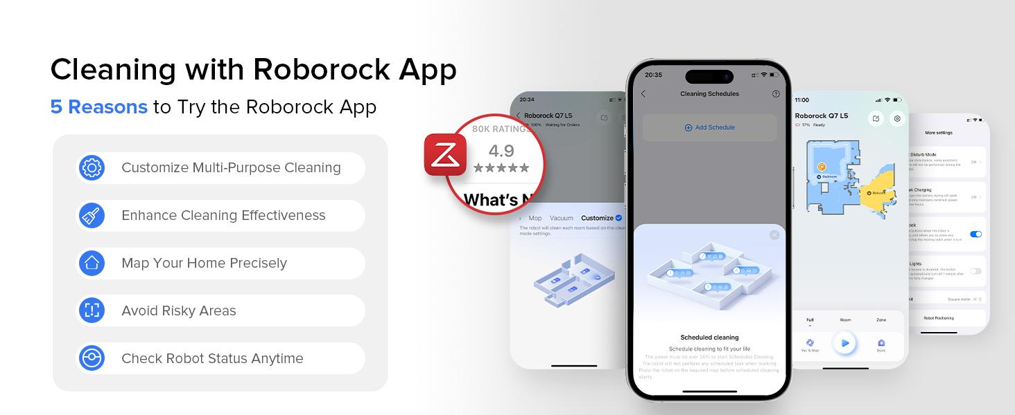 [LIVE] Roborock Q7 Series Robot Vacuum and Mop Combo (Q7 L5), LiDAR Navigation, Pet Hair, Automatic Vacuum Cleaner for Home Robot, Self-Charging Robotic Vacuum Cleaning, APP-Controlled Mopping #Holidays #ChristmasGifts