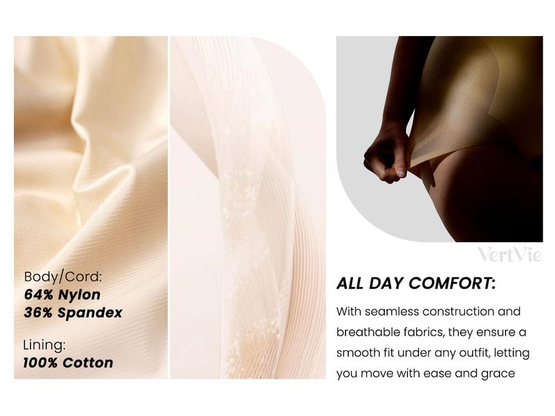 Vertvie Women's Tummy Control Shapewear Shorts High Waisted Seamless Body Shaper Underwear Butt Lifting Thigh Slimmer Breathable Soft Spandex Smooth