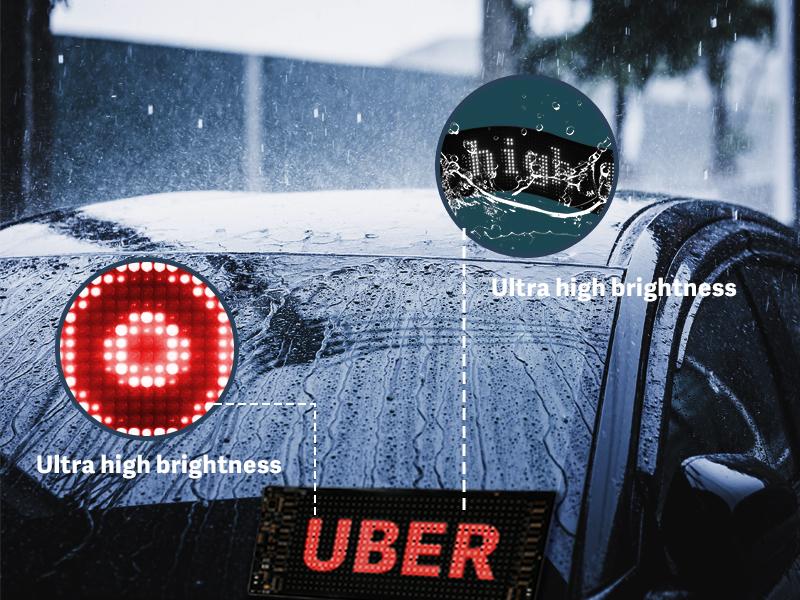 MasterAkoh Programmable Scrolling LED Car Sign, Flexible USB 5V Digital Light Display, 7''*3'' &15''*4'' two sizes, Bluetooth App Control Custom Text Animation for Store Taxi Counter Booth Advertising MasterAkoh Programmable Scrolling LED Car Sign, Flexible USB 5V Digital Light Display, 7''*3'' &15''*4'' two sizes, Bluetooth App Control Custom Text Animation for Store Taxi Counter Booth Advertising