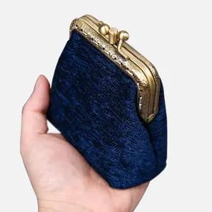 Solid Color Series Double Kiss Clasp Coin Purse