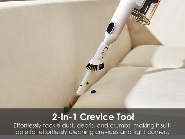 Tineco A30S Cordless Stick Vacuum Cleaner, 160W Powerful Suction, 60 Minutes Runtime, 1L Larger Dustbin, Rechargeable Lightweight and Versatile ZeroTangle Brush PureCyclone Tech LED Headlight