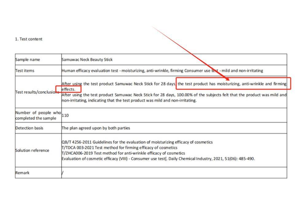 Samuwac Neck care stick, Oil-nourishing, firming & lifting firming neck cream Moisture Moisturizing