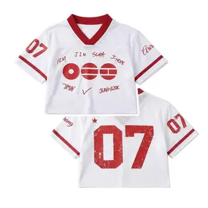 Arirang 2026 Crop Mesh Jersey for Women – JungK00k World Tour “Be Back” Fan Jersey for Girls