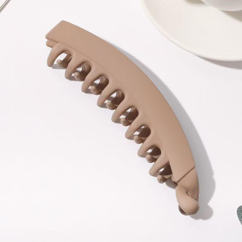 5 PCS High Ponytail Banana Clip, Toothed Anti-Slip Vertical Clip, Natural Fluffy Volume Enhancement Curly Wavy Claw Curly Wavy Claw