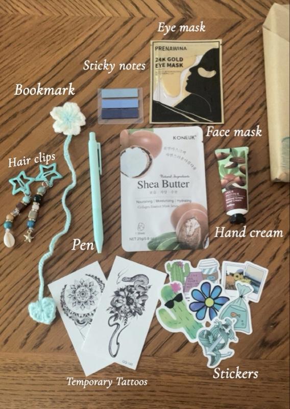 Blind Date With A book - Self Care Set / girlfriend gift / Easter basket  book gifts / holiday gifts Aesthetic Relaxing Surprise Personalized