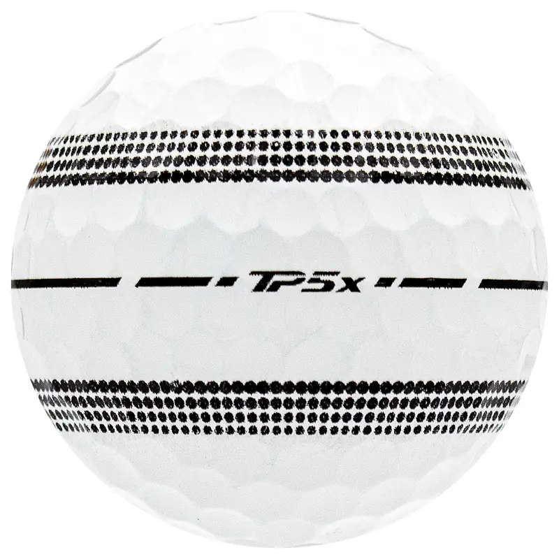 Taylormade TP5x Stripe Golf Balls with High-Visibility Alignment Stripe, Firmer Feel, Fast Speed, Distance+Control, Golf Equipment
