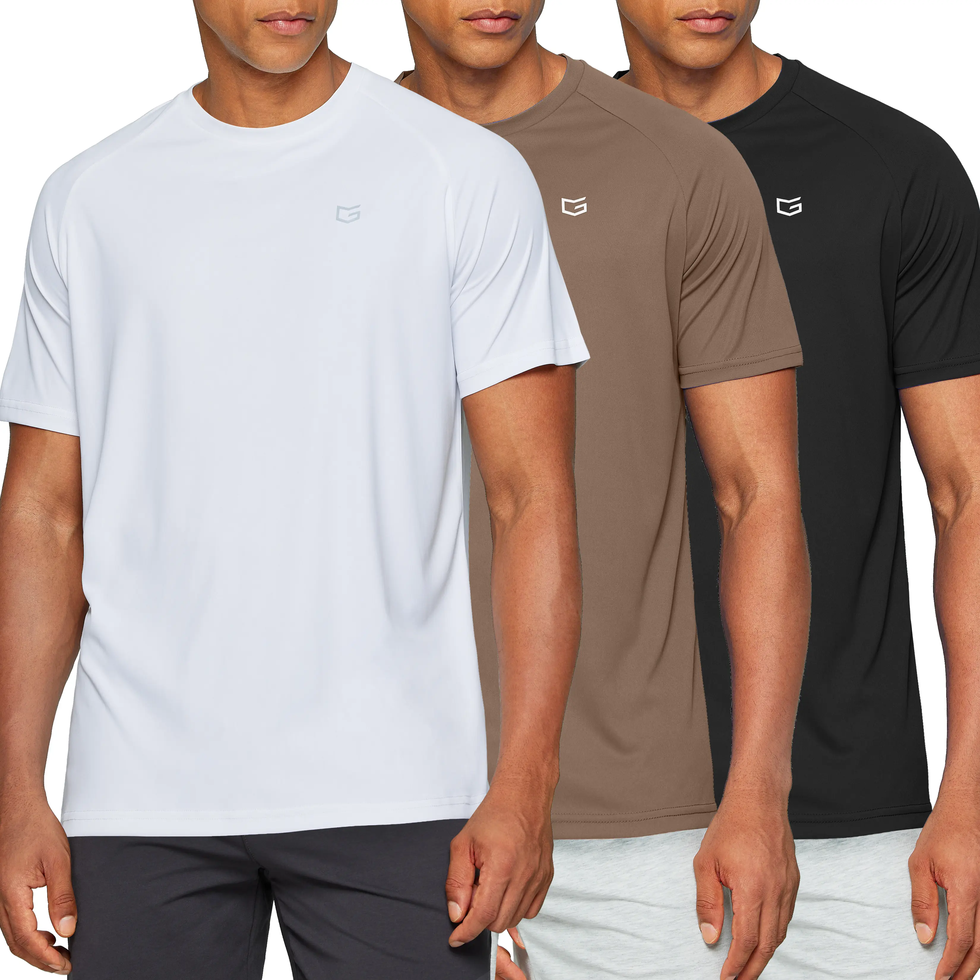 G Gradual Men's Short Sleeve Crewneck T-Shirts - Dryfit, Lightweight Athletic Apparel, Breathable Activewear, Casual Sportswear, Sporty Sports Tops for Gym Workout & Summer Use #TikTokShopStockUp,summerwins,travel essentials,camping essentials