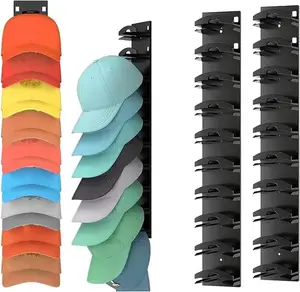 Spring Cleaning Must Have! Wall Mount Cap Organizer Rack, Viral Hat Storage for Bedroom, Easy Install Home Organization Accessories