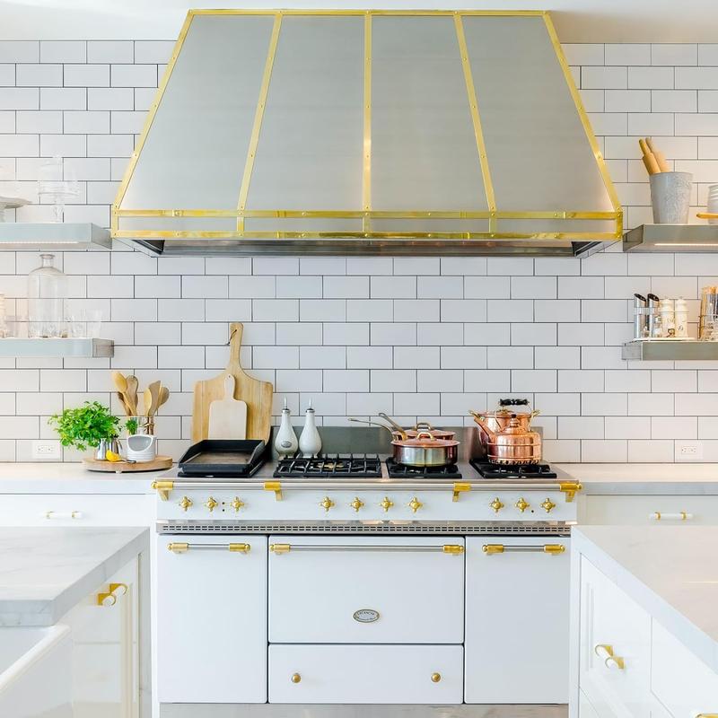 Vamos Tile 100Pcs Peel and Stick Backsplash, PVC Wall Tile, Stick on Backsplash for Kitchen/Bathroom/Fireplace/RV - Grey Marble Decor Decorative