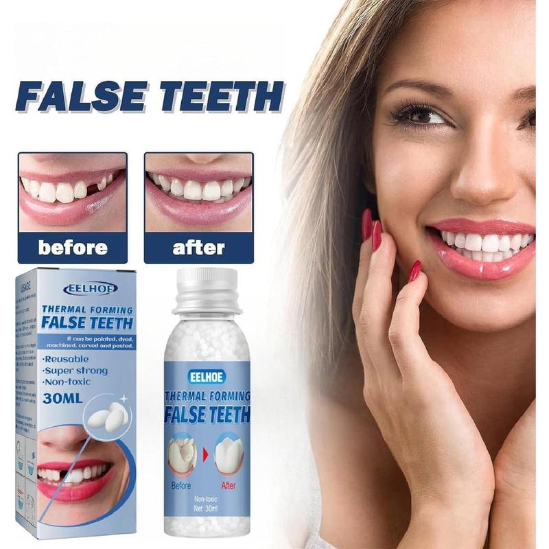 Thermal Forming False Teeth,Temporary Tooth Filling,Tooth Filling Repair Kit,Fake Teeth Repair Beads,Tooth Repair Kit Filling Replacement Dental Repair Tools,Tooth Repair Granules,Instant Tooth Filler
