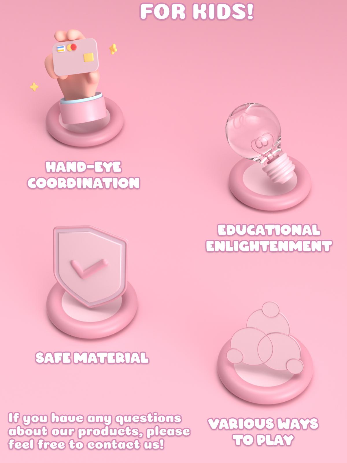 Egofuntoy Small Erasable Drawing Board Easel with Letters & Numbers for Kids Ages 1-2 Double-Sided Whiteboard for Watercolor & Math Learning Creative Gift Toys Children's Art Set Multifunctional