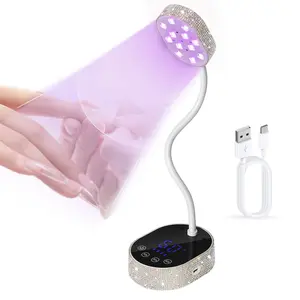 UV Nail Lamp With 3 Timers Setting Lcd Display Professional Fast Curing SMART SENSOR 12 Light Beads Nail Light For Home Salon