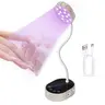 Professional Compact UV LED Gel Nail Lamp - 12 Light Beads, 3 Timer Settings, LCD Display, 1500mAh, Hands-Off Sensor, Cordless, Fast Curing, 360° Flexible Hose, Adjustable, Durable DIY Manicures Nail Art Tool for Home & Salon Use